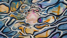 Load image into Gallery viewer, Evolution of a Raver (2 of 2) - Lady Underwater (Rhiannon Morgan, 2025) Gouache on paper 18" x 24"
