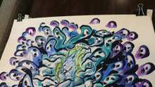 Load and play video in Gallery viewer, Sister Piece One - 18x24 Gouache on paper (Rhiannon Morgan, 2025)