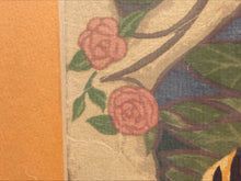 Load image into Gallery viewer, DuPont Tiger Watercolor (antique with provenance) 12" x 9"