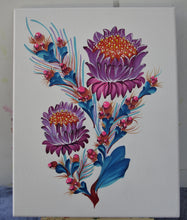 Load image into Gallery viewer, Fierce Flowers are Like Gems 2 - Rhiannon Morgan Original