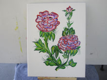 Load image into Gallery viewer, Fierce Flowers are Like Gems 1 - 11" x 14" Rhiannon Morgan Original