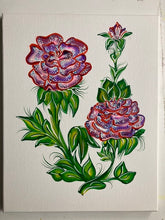 Load image into Gallery viewer, Fierce Flowers are Like Gems 1 - 11" x 14" Rhiannon Morgan Original