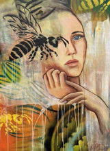 Load image into Gallery viewer, Goddess of Garden & Bees - Anne Pentland Original 28"x39" (2017)