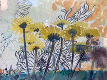 Load image into Gallery viewer, West Coast Sunset with Gold Leaf - Ruby Wong watercolor