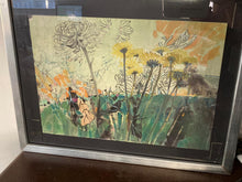 Load image into Gallery viewer, West Coast Sunset with Gold Leaf - Ruby Wong watercolor