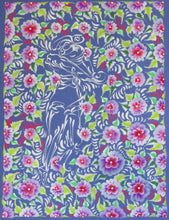 Load image into Gallery viewer, Neon floral + figure (2 of 2) 24&quot; x 36&quot;
