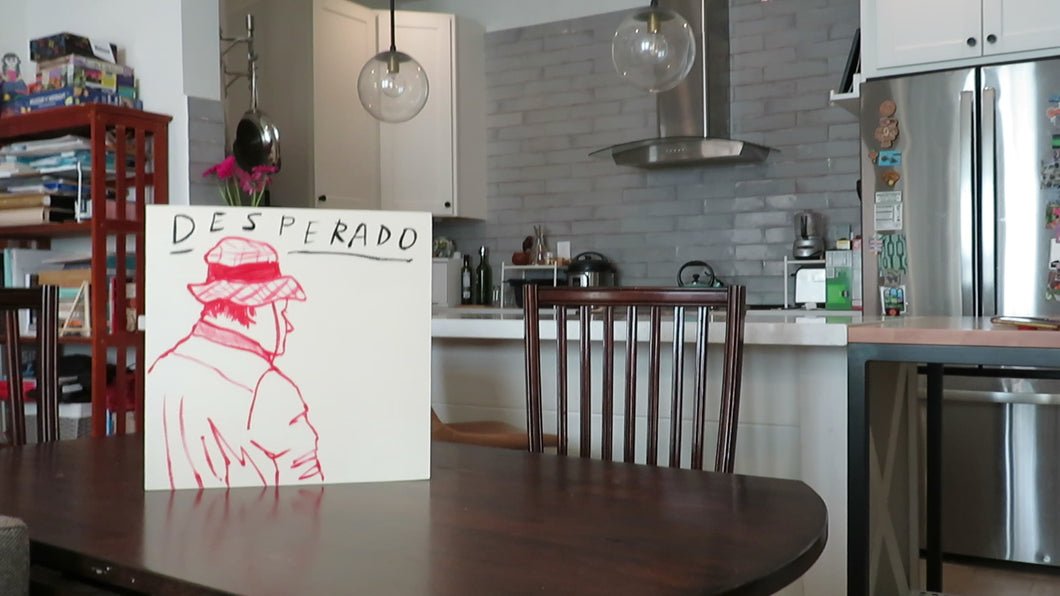 Desperado painting (Dave Eggers, 2025)