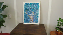 Load and play video in Gallery viewer, Lady Underwater (Rhiannon Morgan, 2025) Gouache on paper 18&quot; x 24&quot;
