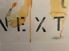 Load image into Gallery viewer, What Next? with Tiger - Anne Pentland original watercolor 22x25
