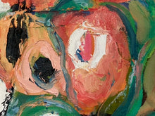 Load image into Gallery viewer, Bold round flowers - Laurie Maurer Shelton - Original Oil
