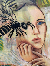 Load image into Gallery viewer, Goddess of Garden &amp; Bees - Anne Pentland Original 28&quot;x39&quot; (2017)
